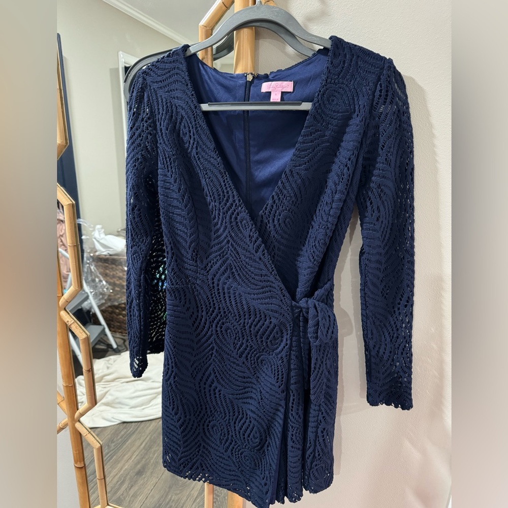 Lilly Pulitzer size small dress/romper (romper w tie skirt front) never worn